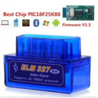 ELM327 mini OBD2 V1.5 Bluetooth PIC18F25K80 ( 1 плата )
