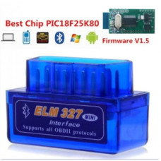 ELM327 mini OBD2 V1.5 Bluetooth PIC18F25K80 ( 1 плата )