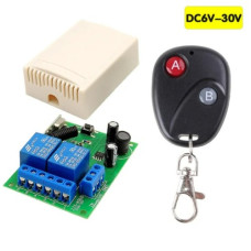 Комплект дистанционного управления 433 МГц 5-30VDC 2 канала  JJX-KG10 V3