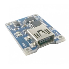 Контроллер заряда Li-ion аккумулятора (TP4056) гнездо mini USB Контроллер заряда Li-ion аккумулятора (TP4056) гнездо mini USB