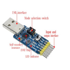 Конвертер USB 2.0 - UART TTL ( CP2102 ) Конвертер USB 2.0 - UART TTL ( CP2102 )