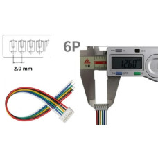 Шнур соединительный JST-PH-2.0-06P ( PH-6Y ) гнездо Шнур соединительный JST-PH-2.0-06P ( PH-6Y ) гнездо
