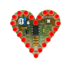 Набор DIY Kit сердце комплект DC 4 V-6 V ( красный ) Набор DIY Kit сердце комплект DC 4 V-6 V ( красный )