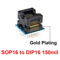 Адаптер SOP16 (150mil) - DIP16 Адаптер SOP16 (150mil) - DIP16