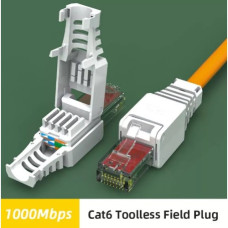 Штекер 8P8C  ( RJ-45 ) на кабель ( CAT.6 ) ZMC6TL001