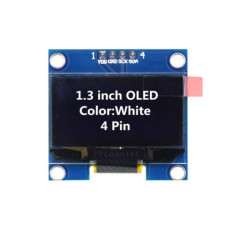 Arduino Oled-дисплей 1,3 " модуль 128X64 4pin (белый) Arduino Oled-дисплей 1,3 " модуль 128X64 4pin (белый)