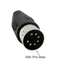 Штекер НЧ 7pin ( MIDI ) на кабель ОНЦ-ВГ-11-7/16-В Штекер НЧ 7pin ( MIDI ) на кабель ОНЦ-ВГ-11-7/16-В