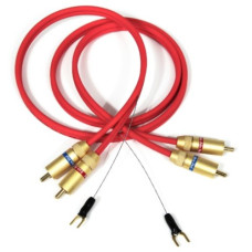 Шнур 2 штекера RCA - 2 штекера RCA  1,2 м  1,8 м  с заземнением