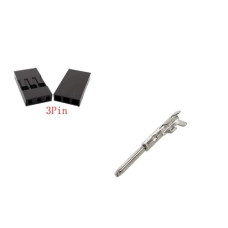 Штекер JST SM Dupont 2,54 мм 3 pin Штекер JST SM Dupont 2,54 мм 3 pin
