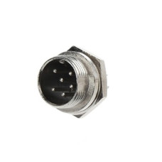 Штекер GX16-6 pin металл монтаж Штекер GX16-6 pin металл монтаж