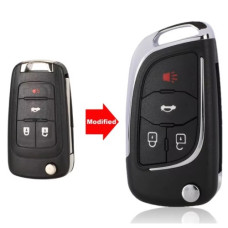 Корпус ключа Chevrolet 4 кнопок ( жало HU100 )