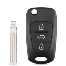 Корпус ключа KIA / Hyundai 3 кнопки ( жало TOY40 )
