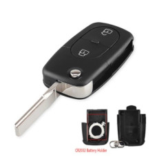 Корпус ключа VW VOLKSWAGEN 2 кнопки ( батарейки на корпусе CR1616 2шт )