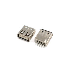 Гнездо USB-A-1JS прямое 4 вид Гнездо USB-A-1JS прямое 4 вид