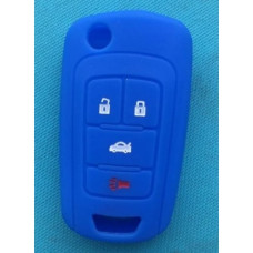 Чехол для Chevrolet 4кн Camaro Cruze Volt Equinox Spark (силиконовый) Blue Чехол для Chevrolet 4кн Camaro Cruze Volt Equinox Spark (силиконовый) Blue