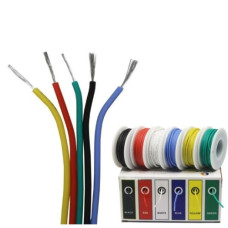 Провод монтажный ПВХ 20AWG 1м белый (многожильный) Провод монтажный ПВХ 20AWG 1м белый (многожильный)