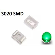 Светодиод зеленый smd 3-3,2V 517-520nm 900-1000mcd Светодиод зеленый smd 3-3,2V 517-520nm 900-1000mcd