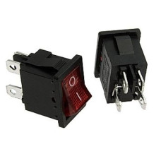 Переключатель 220V 4pin 2 положения KCD1-302N ( красный )