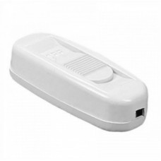 Переключатель 220V на кабель движковый KCD5-322 (CE-1033) белый Переключатель 220V на кабель движковый KCD5-322 (CE-1033) белый