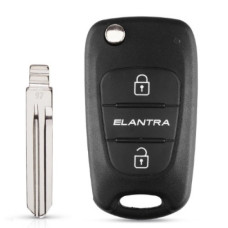 Корпус ключа Hyundai 3 кнопки ELANTRA ( жало HYN10R )