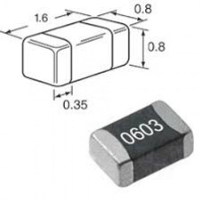 Конденсатор 0,015uF 50V smd ( 0603 ) 10%