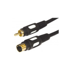 Шнур штекер S-VHS 7pin - штекер RCA Шнур штекер S-VHS 7pin - штекер RCA
