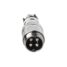 Штекер GX16-4 pin металл на кабель Штекер GX16-4 pin металл на кабель