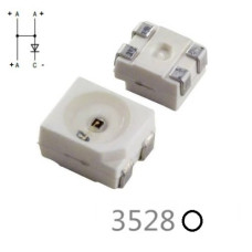 Светодиод белый smd 0,1W 3,3V LW E6SG-AABA-JKPL-1  ( общий катод )