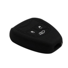 Чехол для Chrysler / Jeep 3кн Wrangler Cherokee Liberty Pacifica Sebring (силиконовый) черный Чехол для Chrysler / Jeep 3кн Wrangler Cherokee Liberty Pacifica Sebring (силиконовый) черный