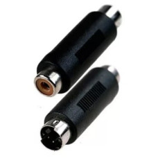 Переходник штекер S-VHS 4pin - гнездо RCA Переходник штекер S-VHS 4pin - гнездо RCA