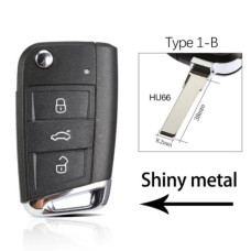 Корпус ключа Skoda Octavia A7 Seat Leon Altea Ibiza ( жало HU66 ) металл Корпус ключа Skoda Octavia A7 Seat Leon Altea Ibiza ( жало HU66 ) металл