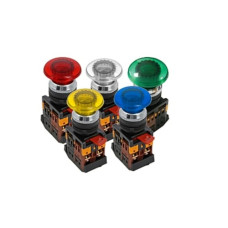 Кнопка 220В ( гриб ) AELA-22 10A 600V ( зеленый ) Кнопка 220В ( гриб ) AELA-22 10A 600V ( зеленый )