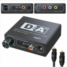 Оптический аудио декодер звука S/PDIF - RCA 192KHZ ( Hi-Fi )