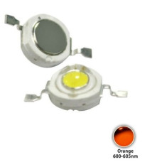 Светодиод 2W оранжевый 2,6VDC 30-40Lm 600-605Hm б/у
