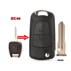 Корпус ключа Opel 2 кнопки ( жало HU46) Корпус ключа Opel 2 кнопки ( жало HU46)