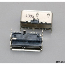 Гнездо micro USB type B ( version 3.0 ) DIP2 (10 pin) MC-499 Гнездо micro USB type B ( version 3.0 ) DIP2 (10 pin) MC-499