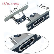 Гнездо USB Type-C 5pin монтажное Гнездо USB Type-C 5pin монтажное