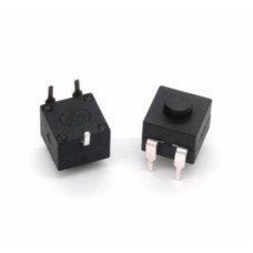 Кнопка миниатюрная на фонарик черная ON-OF 3pin 8008-213BS