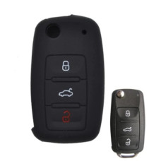 Чехол для VW VOLKSWAGEN 3кн Caddy Sharan Bora Passat (силиконовый) черный Чехол для VW VOLKSWAGEN 3кн Caddy Sharan Bora Passat (силиконовый) черный