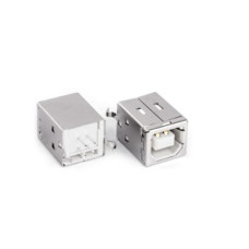 Гнездо USB-B вертикальное Гнездо USB-B вертикальное