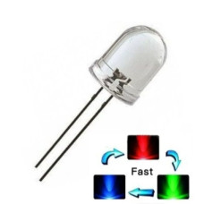 Светодиод 10мм RGB прозрачный Светодиод 10мм RGB прозрачный
