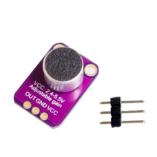 Arduino микрофоный усилитель с АРУ MAX4466 Arduino микрофоный усилитель с АРУ MAX4466