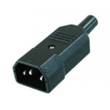 Штекер 220V на кабель монитор ( IEC-60320 C14 ) Штекер 220V на кабель монитор ( IEC-60320 C14 )