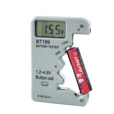 Тестер батарей BT-189 (BT189) 1,5-9V AAA AA C D Тестер батарей BT-189 (BT189) 1,5-9V AAA AA C D