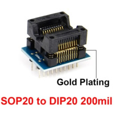 Адаптер SOP20 - DIP20 200mil Адаптер SOP20 - DIP20 200mil
