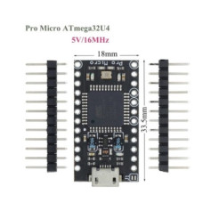 Arduino Pro Micro ATmega32U4-MU 5V 16MHz Arduino Pro Micro ATmega32U4-MU 5V 16MHz