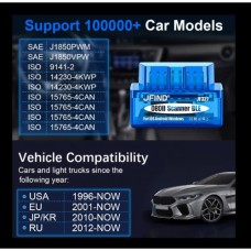 Диагностический инструмент JF327 mini OBD2 V1.5 Bluetooth PIC18F25K80