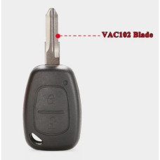Корпус ключа RENAULT 2 кнопки ( жало VAC102 ) KANGO Корпус ключа RENAULT 2 кнопки ( жало VAC102 ) KANGO