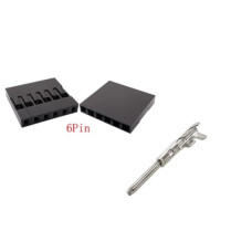 Штекер JST SM Dupont 2,54 мм 6 pin Штекер JST SM Dupont 2,54 мм 6 pin