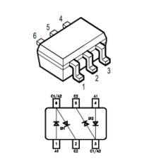 Транзисторная сборка IMZ4 T108 smd ( Z4 ) Транзисторная сборка IMZ4 T108 smd ( Z4 )